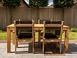 Gartenmöbelset Verona 180 für 4 Personen mit 4 Stühlen Batyline