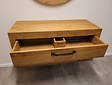 Hängender Waschtisch 110 x 45 x 50 cm – Naturfarbe