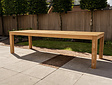 Teak Gartenset Verona 300 + 8 Gartenstühle Torino Batyline