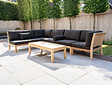 6 Personen Teak Lounge Ecksofa New Ibiza