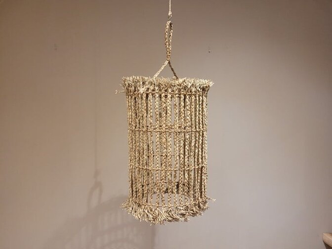 Lampenschirm aus Schilfrohr – Ibiza-Stil 30 x 52 cm
