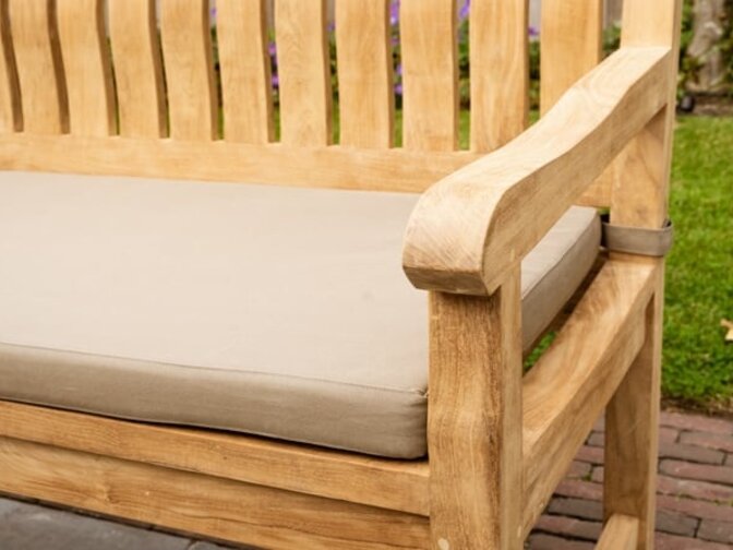 Polster für Bergamo Gartenbank 215 - Sand