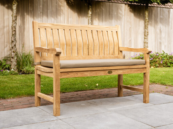 Polster für Bergamo Gartenbank 120 – Sand