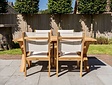 Gartenmöbelgarnitur Bari für 4 Personen mit Gartentisch 90 x 180 cm