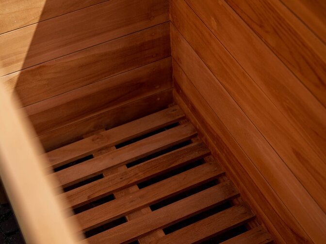 Teak-Pflanzkübel 50 x 100 x 90 cm