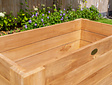Teak-Pflanzkübel 50 x 100 x 90 cm