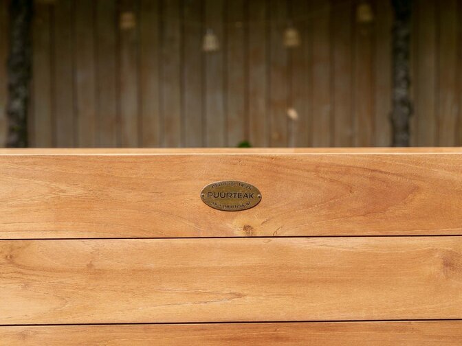 Teak-Pflanzkübel 50 x 100 x 90 cm