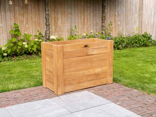 Teak-Pflanzkübel 50 x 100 x 70 cm