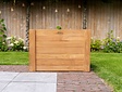 Teak-Pflanzkübel 50 x 100 x 70 cm