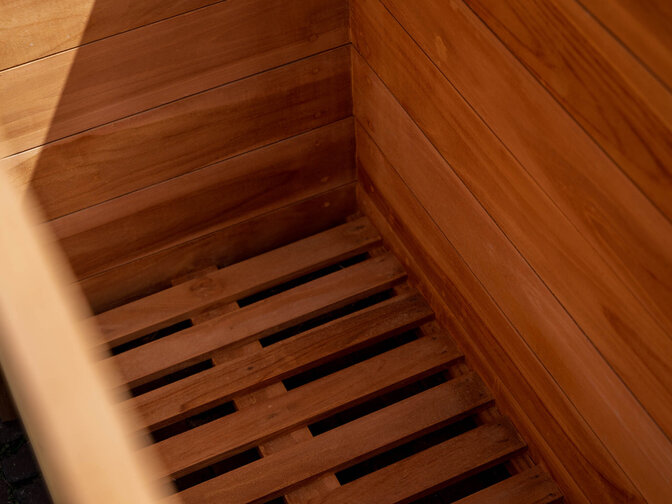 Teak-Pflanzkübel 50 x 100 x 70 cm
