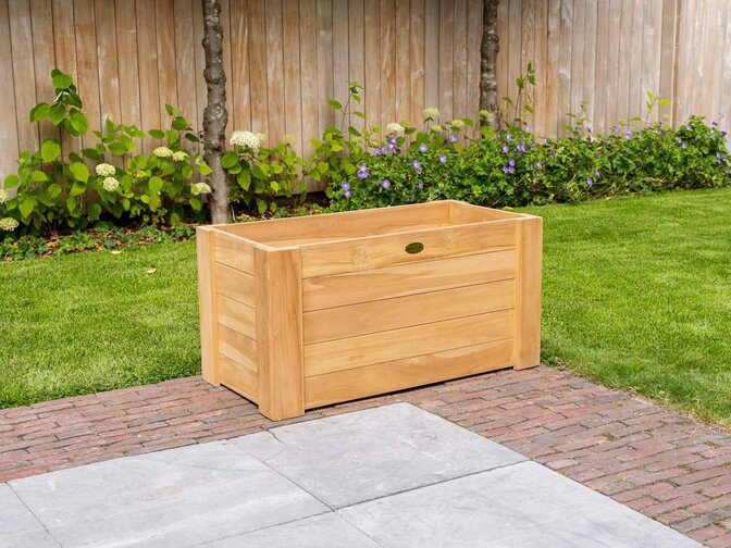 Teak-Pflanzkübel 50 x 100 x 50 cm
