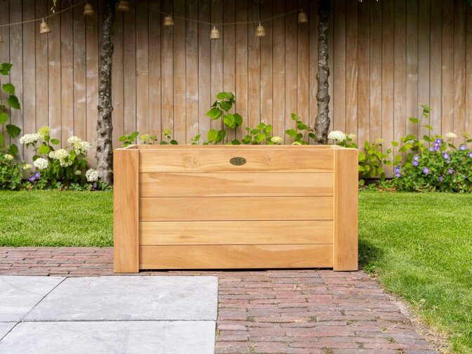 Teak-Pflanzkübel 50 x 100 x 50 cm