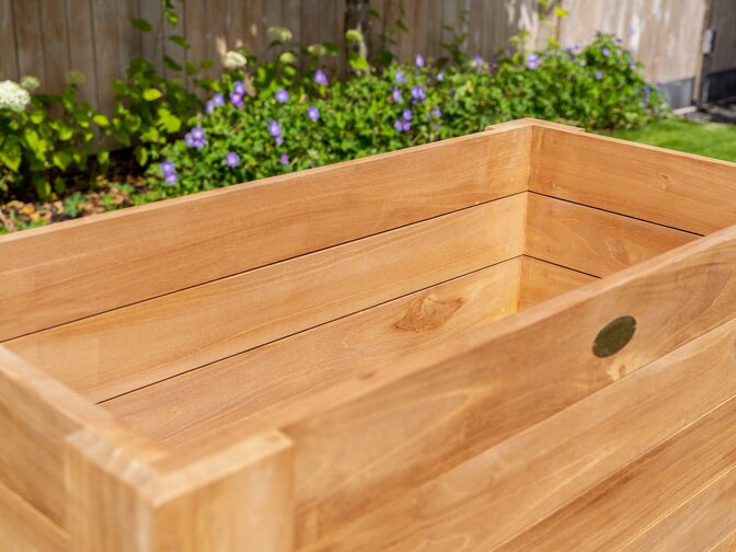 Teak-Pflanzkübel 50 x 100 x 50 cm