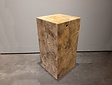 Teak-Holzkubus – Säule 30x30x60 cm – RI2311-02
