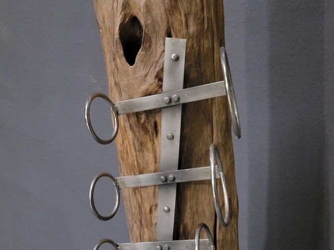 Carrot-Holz-Weinregal für 8 Flaschen