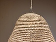 Lampenschirm im Ibiza-Stil 55x65cm Glockenform mit Franzen