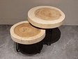 Couchtisch mit Hairpins +/- Ø40/50 cm – Höhe 33 cm