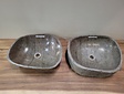 2 Waschbecken aus 1 Stein - 50x40x15cm - FL21483