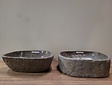 2 Waschbecken aus 1 Stein - 50x40x15cm - FL21483