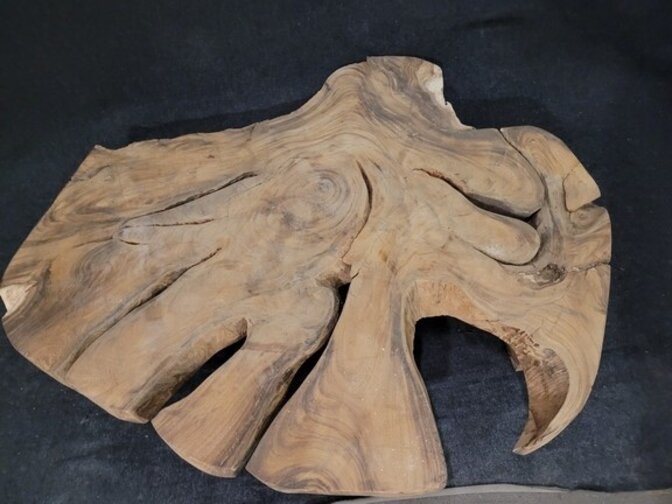 Runde Baumstammtischplatte 180/225 cm CA101-2224