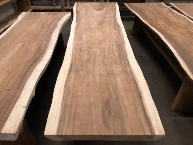 Suar-Baumstamm-Tisch 480 cm