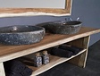Suar Badezimmermöbel-Set 180 cm inkl. Spiegel & Waschbecken