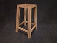 Baumstamm Bartischgestell 65x45x102cm