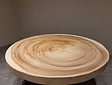 Runde Baumstamm-Tischplatte Ø70x5 cm - Suar