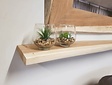 Schweberegal / Fensterbank Suar 220x25/30x3cm