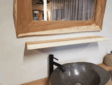 Planke für Schweberegal/Toilettenregal Suar 100 x 15 x 3 cm