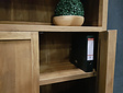 Teak-Bücherschrank 85×40×215 cm – Natur