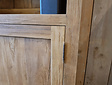 Teak-Bücherschrank 85×40×215 cm – Natur