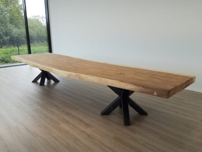 Baumstamm-Tisch 500cm