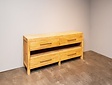 Teak-Badezimmerschrank 180 x 45 x 85 cm – Natur