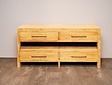 Teak-Badezimmerschrank 180 x 45 x 85 cm – Natur