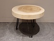 Couchtisch auf Haarnadel Tischbeinen +/- Ø 40/50 cm – Höhe 43 cm