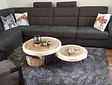 Couchtisch auf Haarnadel Tischbeinen +/- Ø 40/50 cm – Höhe 43 cm