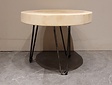 Couchtisch auf Haarnadel Tischbeinen +/- Ø 40/50 cm – Höhe 43 cm