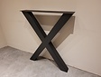 Metallene X-Bartischbeine  100 cm hoch