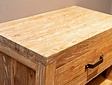Badezimmerschrank aus Holz 60x42x85cm - Weiß lasiert