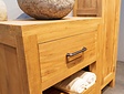 Badezimmerschrank aus Holz 60x42x85cm - Natur
