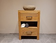Badezimmerschrank aus Holz 60x42x85cm - Natur