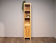 Teak-Badezimmerschrank 40x35x200 cm – Natur
