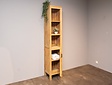 Teak-Badezimmerschrank 40x35x200 cm – Natur