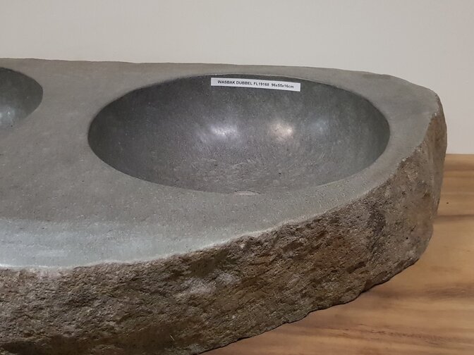 Naturstein-Waschbecken FL19168 - 96x55x16cm