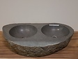 Naturstein-Waschbecken FL19167 - 94x55x16cm