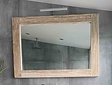 Spiegel 98x85x9cm White Wash - Teak
