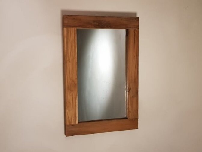 Spiegel 40x60x6cm Natur - Teak