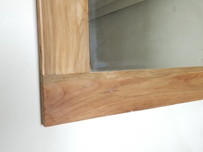 Spiegel 148x85x12cm Natur - Teak