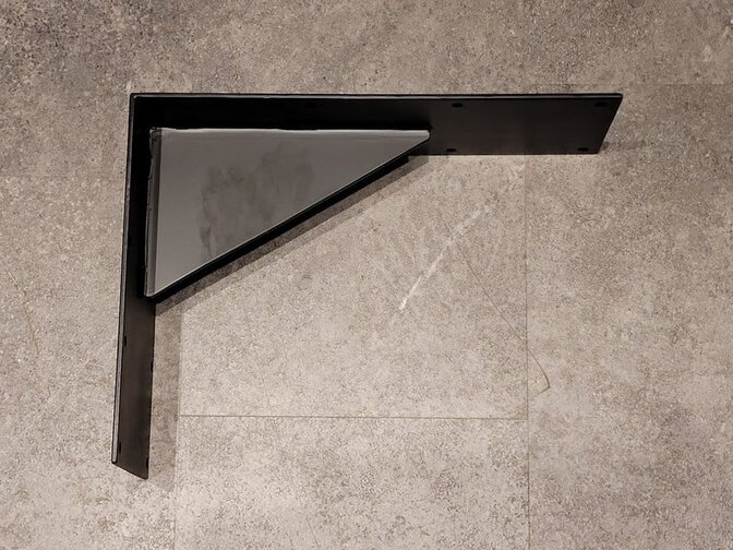 Metall Regalhalter – schwarz 30 x 40 cm – pro Stück